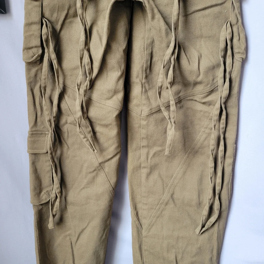 I.AM.GIA Olive Green Cargo Track Pants - Picture 13 of 16
